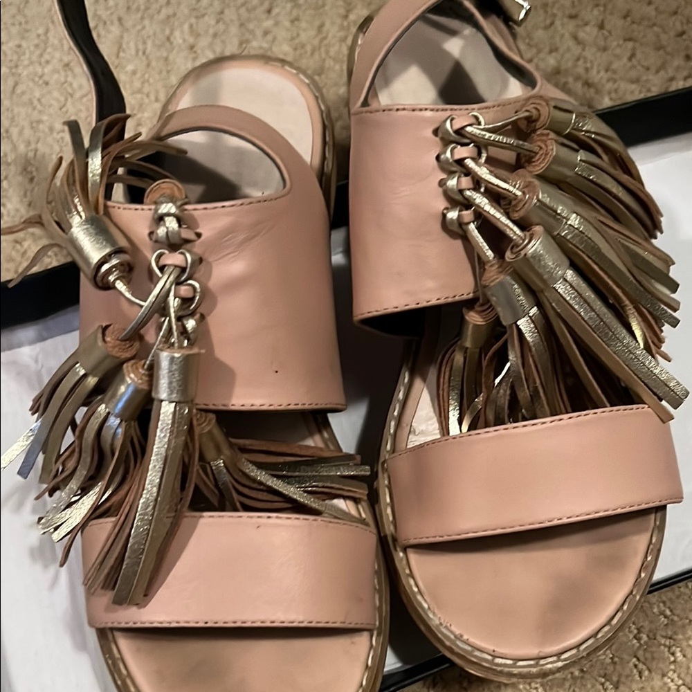 Saks Gold Women's Sandals